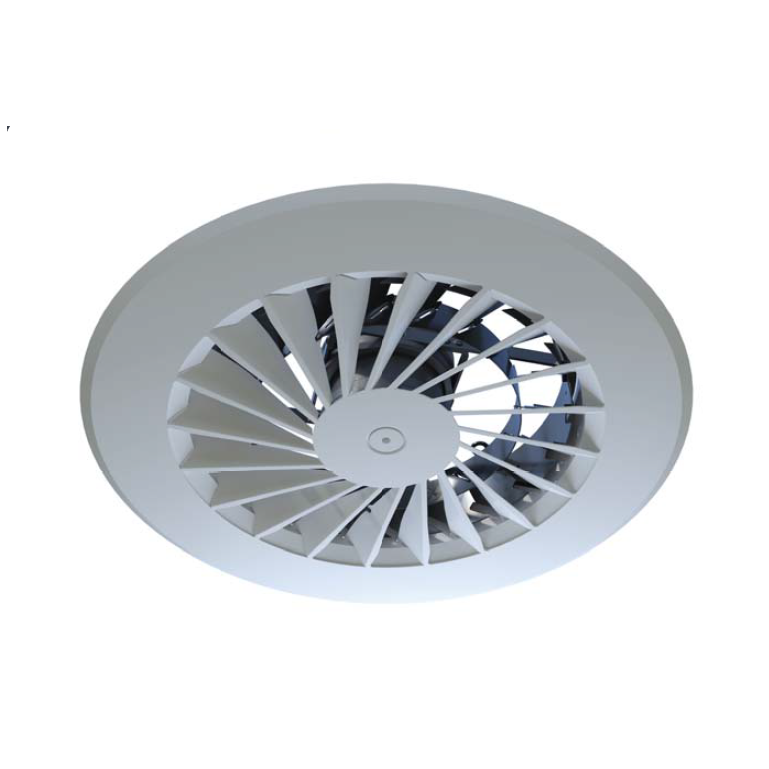 Adjustable Helical Swirl Diffuser HSC-AD