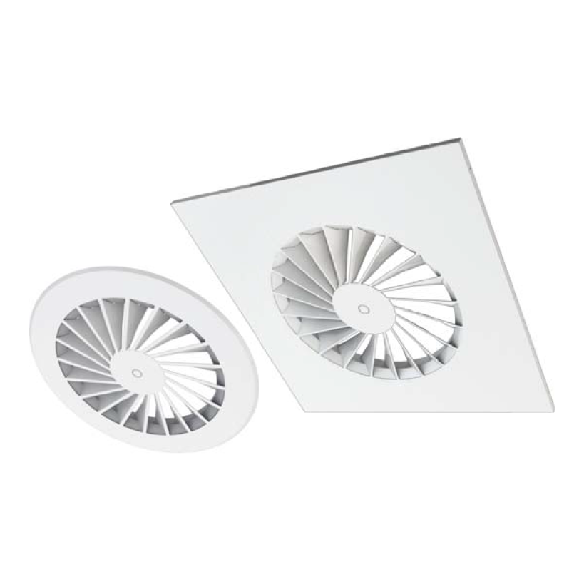 Fixed Helical Swirl Diffuser HSC-FD